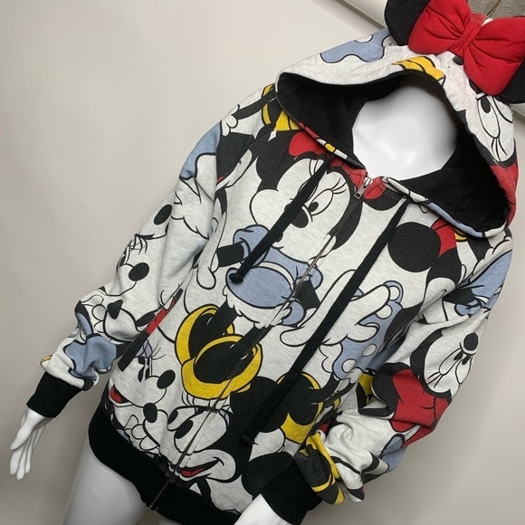 Minnie Mouse Japan Hoodie With Ears & Bow Sweatshirt - Picture 4 of 9
